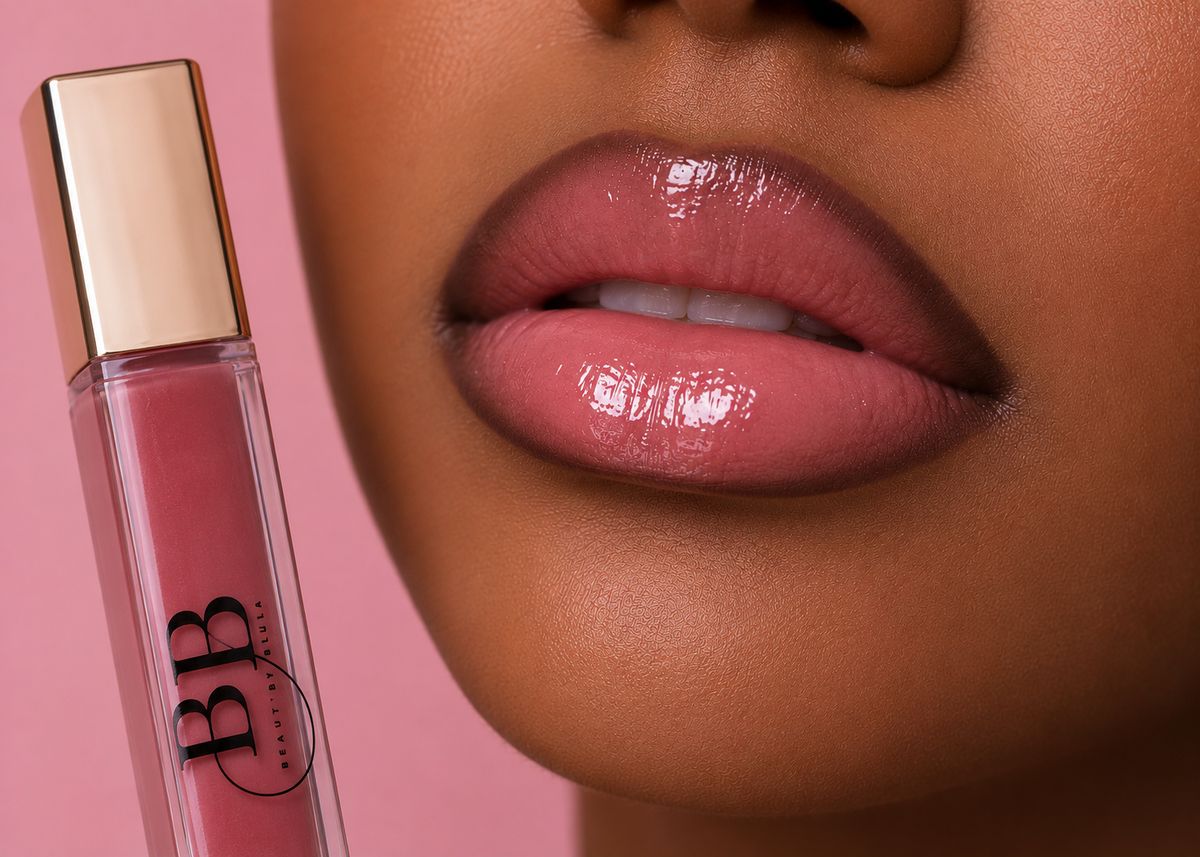 Rose Nude shade worn on lips